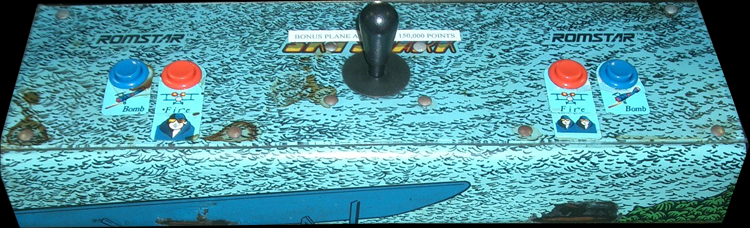 Flying Shark control panel