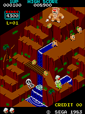 Congo Bongo gameplay screen shot
