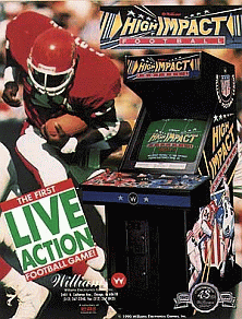 High Impact Football promotional flyer
