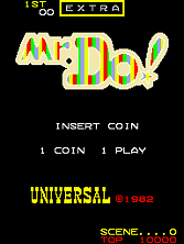 Mr. Do! title screen