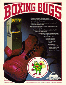 Boxing Bugs promotional flyer