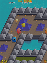 Pac-Mania gameplay screen shot