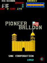 Pioneer Balloon title screen