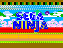 Sega Ninja title screen