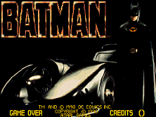 Batman title screen