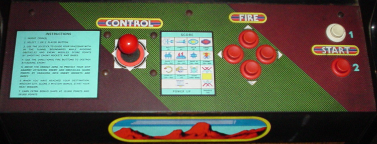 Vanguard control panel