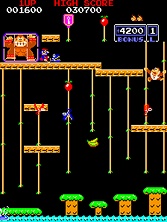 Donkey Kong Jr. gameplay screen shot