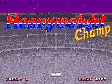 Heavyweight Champ title screen