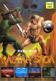 Rastan Saga promotional flyer