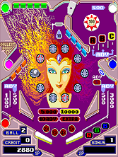 Pinball Action gameplay screen shot