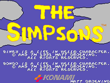 Simpsons, The title screen