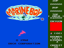 Marine Boy title screen