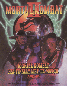 Mortal Kombat 2 promotional flyer