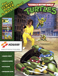 Teenage Mutant Ninja Turtles promotional flyer