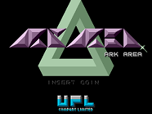 Ark Area title screen