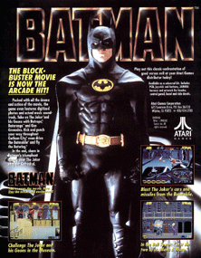 Batman promotional flyer