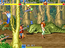 Cadillacs & Dinosaurs gameplay screen shot