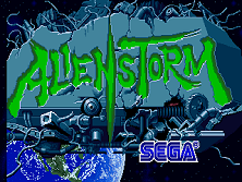Alien Storm title screen