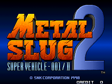 Metal Slug 2 title screen