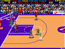 Double Dribble gameplay screen shot