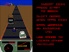 Spy Hunter II gameplay screen shot