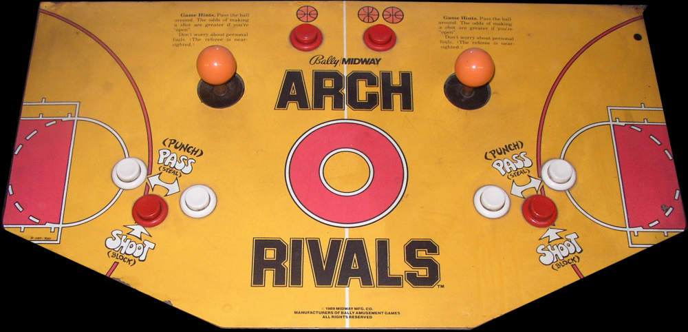 Arch Rivals control panel