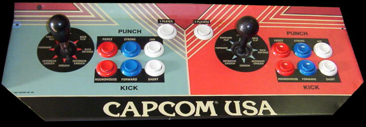 Street Fighter 2 control panel
