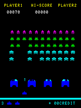 Space Intruder gameplay screen shot