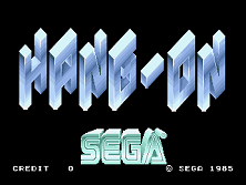 Hang On title screen