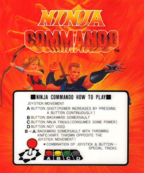 Ninja Commando marquee