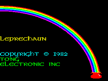 Leprechaun title screen