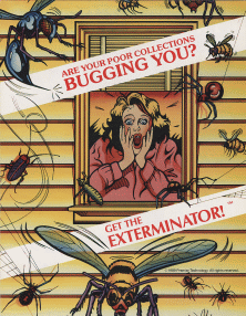 Exterminator promotional flyer