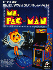Ms. Pac-Man promotional flyer