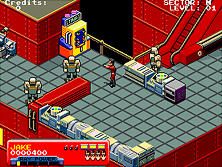 Escape from the Planet of the Robot Monsters gameplay screen shot